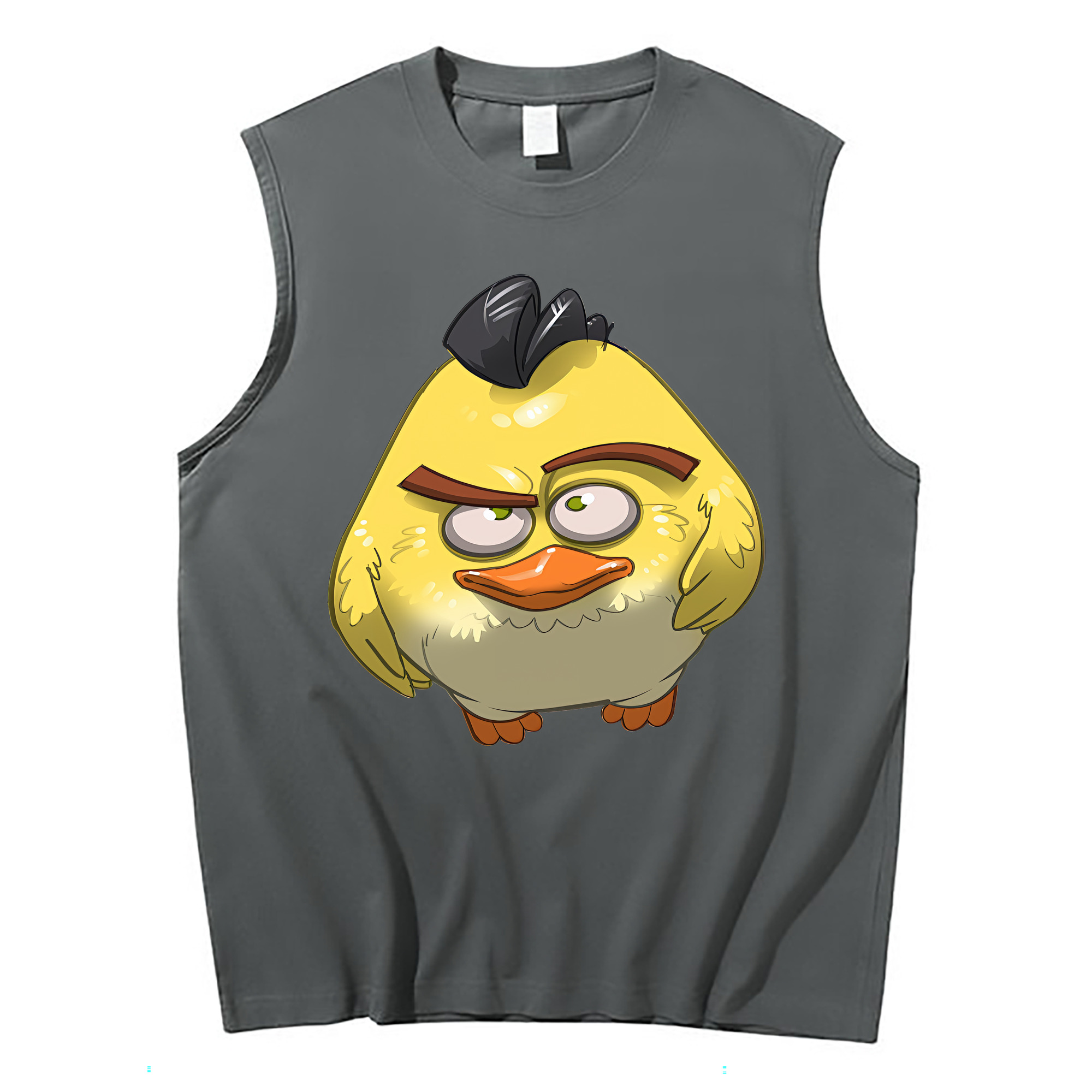 （画像用） Angry Birds アングリーバード コットン100％タンクトップ（フロントプリント）